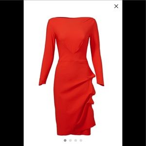 Chiara Boni La Petite Robe ~ Cassandre Sheath Dress Red Euro 44 US 8